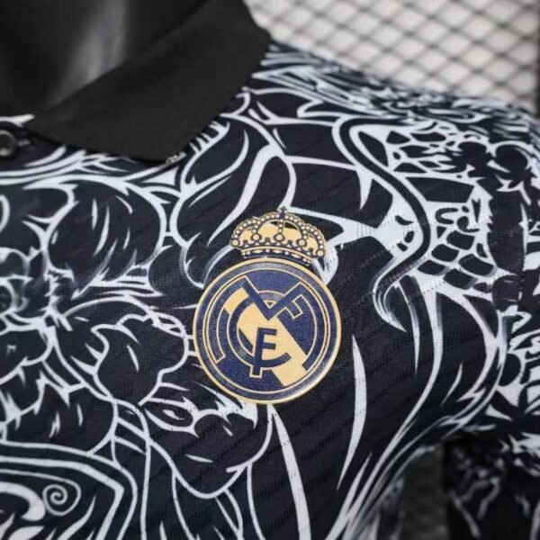 24-25 Real Madrid Jersey Dragon Special Version Gold Player Version - 图片 5