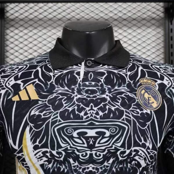 24-25 Real Madrid Jersey Dragon Special Version Gold Player Version - 图片 4