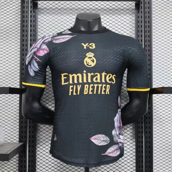 2023-24 Real Madrid Y-3 Black & Gold EditionJersey-Player Version