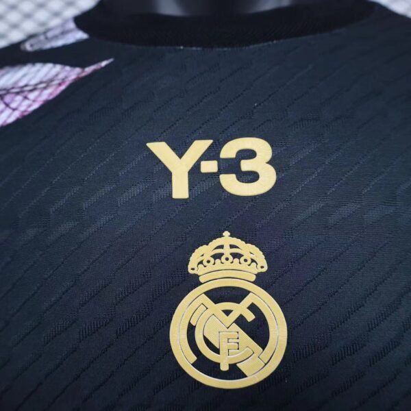 2023-24 Real Madrid Y-3 Black & Gold EditionJersey-Player Version - 图片 5