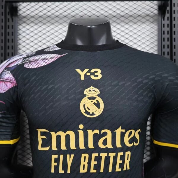 2023-24 Real Madrid Y-3 Black & Gold EditionJersey-Player Version - 图片 4