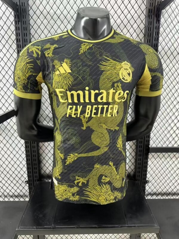 Player Version 24/25 Real Madrid Golden Dragon Special Jersey 1:1