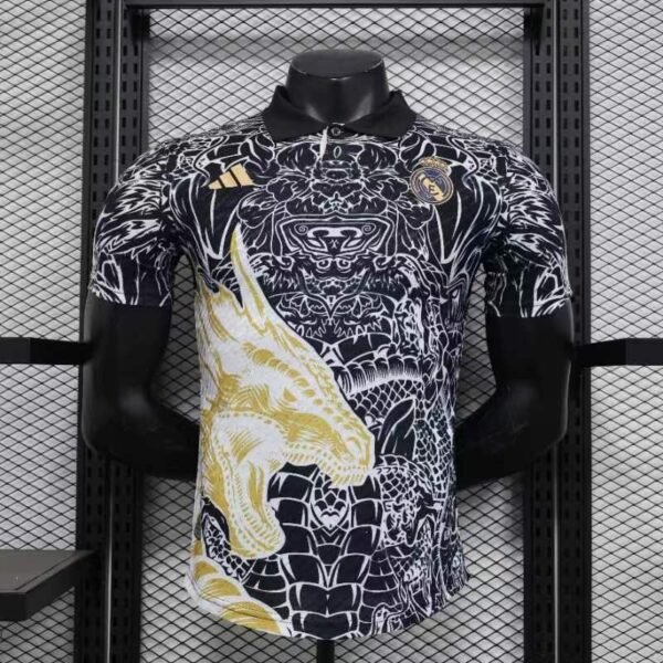 24-25 Real Madrid Jersey Dragon Special Version Gold Player Version