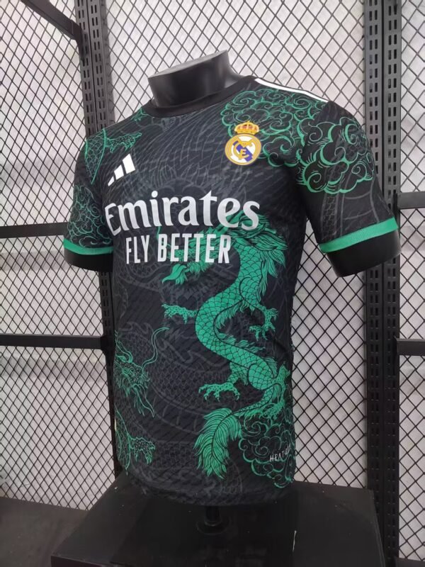 Maillot Match Real Madrid 2025 2026 Dragon vert - 图片 3