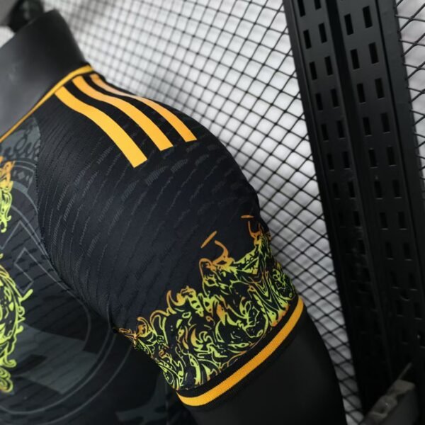 Player Version 24/25 Real Madrid Black/Golden Special Jersey 1:1 Thai Quality - 图片 8