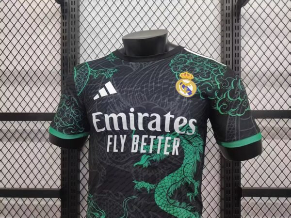 Maillot Match Real Madrid 2025 2026 Dragon vert - 图片 5