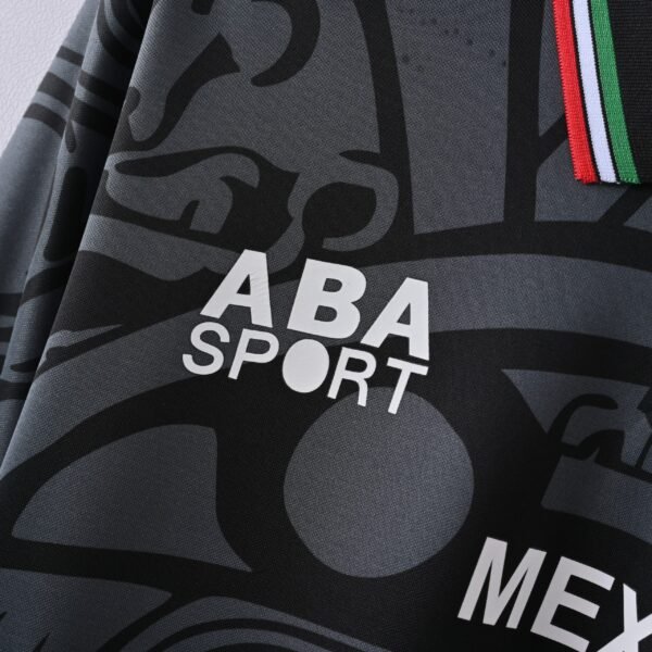 1998 Mexico Goalkeeper Long-Sleeve Jersey – Retro Black Edition - 图片 6