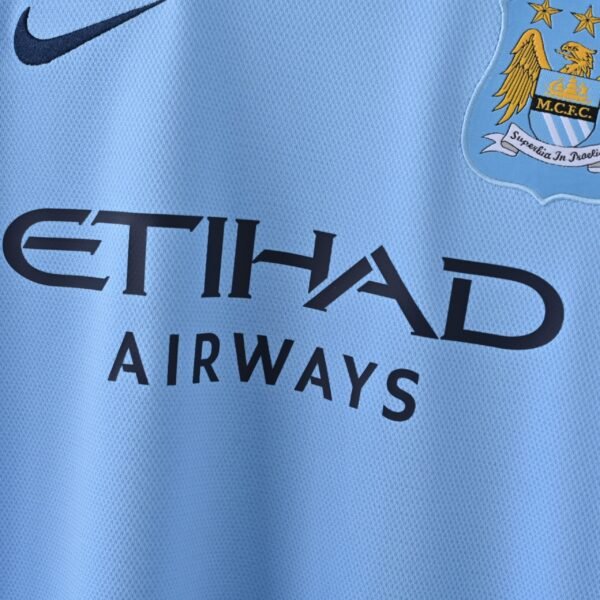 2013/14 Manchester City Home Jersey – Classic Sky Blue - 图片 7