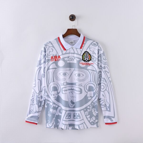 1998 Mexico Home Long-Sleeve Jersey – Classic Retro Football Shirt