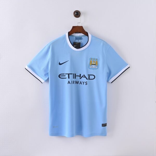 2013/14 Manchester City Home Jersey – Classic Sky Blue