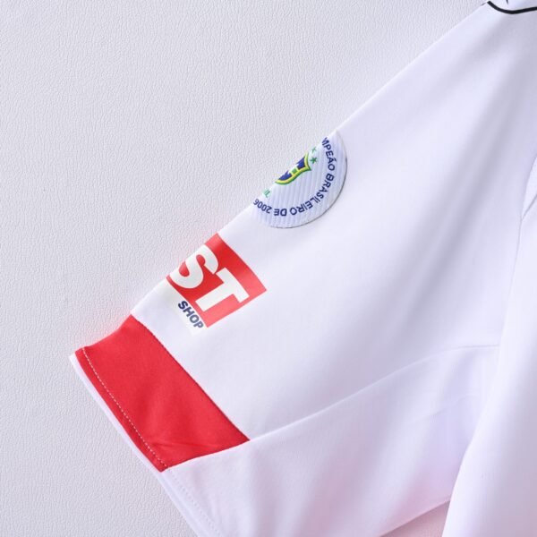 São Paulo FC Home Jersey – Classic White with Red & Black Stripes - 图片 7