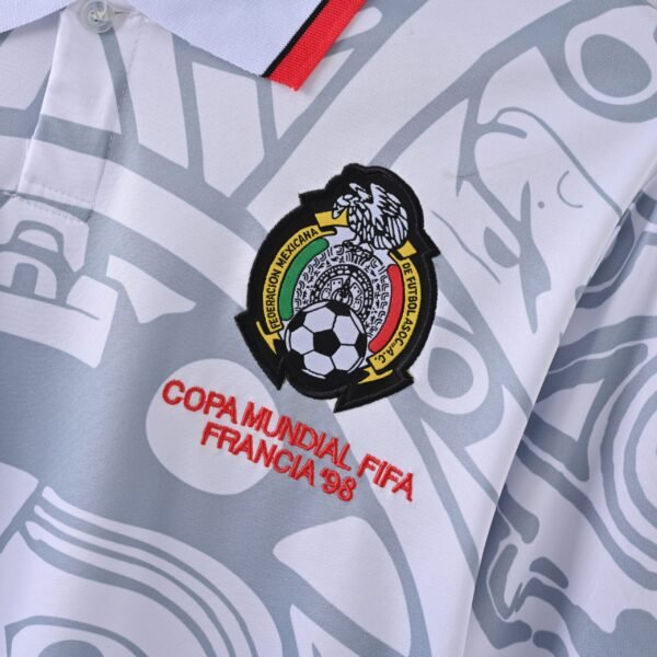 1998 Mexico Home Long-Sleeve Jersey – Classic Retro Football Shirt - 图片 5